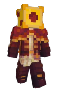 Front of Zydice's skin
