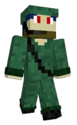 Krypton64's Minecraft skin wearing the Vanilla cape