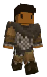 taupe and potters clay Minecraft skin — Classic model