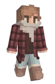 Front of Calicopuddin's skin