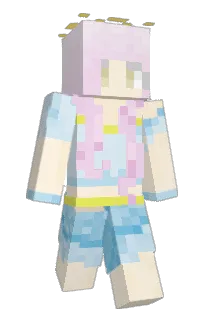 Front of BubbleDummy's skin
