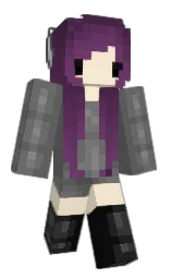 scorpion and pink lady Minecraft skin — Slim model — first worn by FreakishRaven