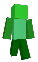 apple and emerald Minecraft skin — Classic model — first worn by rostld