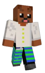 pearl bush and silver Minecraft skin — Slim model — first worn by sota220