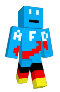 Front of Geringflieger's skin