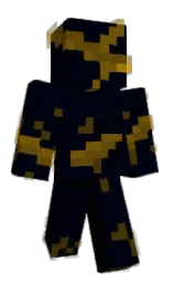 black russian and selective yellow Minecraft skin — Slim model