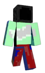jacksons purple and mint green Minecraft skin — Classic model — first worn by DayvanCowboys