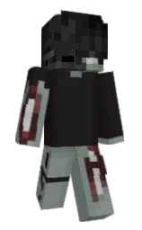 thunder and oslo gray Minecraft skin — Slim model — first worn by edoluvs