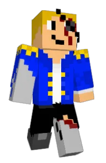 Front of Claudory's skin