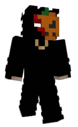 black and mine shaft Minecraft skin — Classic model