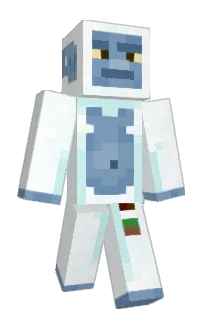 Front of clarick's skin