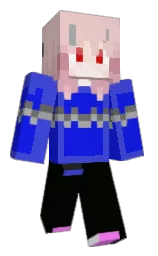Kylerny's Minecraft skin wearing the Purple Heart cape