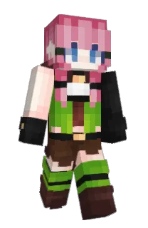 Front of EmberOra's skin