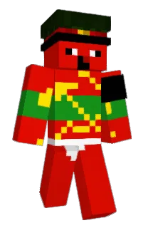 Front of FurzEier's skin