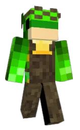 harlequin and black Minecraft skin — Classic model