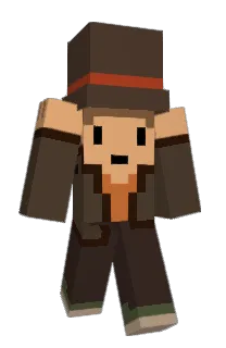 Front of DHBloom's skin