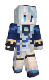 rooger666's Minecraft skin wearing the 15th Anniversary cape