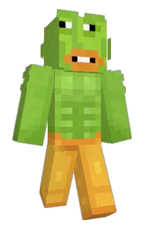 Front of Tokomuta's skin
