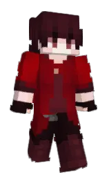 cedar and venetian red Minecraft skin — Slim model — first worn by RuneTV