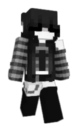 Unlash's Minecraft skin wearing the Menace cape