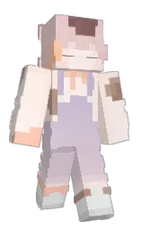 forget me not and fair pink Minecraft skin — Classic model