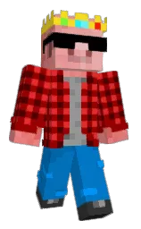 red berry and lochmara Minecraft skin — Classic model — first worn by Soulfighter_1416