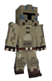 Front of BlueZ138's skin