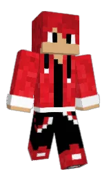 MaxCraftMC's Minecraft skin wearing the Menace cape