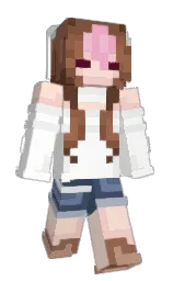 seashell and white Minecraft skin — Slim model — first worn by m4yxh