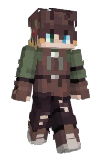 Front of Caidr's skin