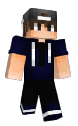 flesh and peach orange Minecraft skin — Classic model — first worn by Lawwk