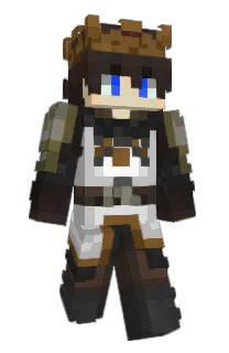 Front of Burkius's skin