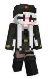 Ayuiko's Minecraft skin wearing the Cherry Blossom cape