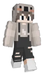 EnjoyNull's Minecraft skin wearing the Builder cape