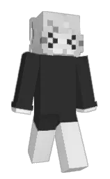 mine shaft and concrete Minecraft skin — Slim model