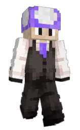 Fauby's Minecraft skin wearing the Aurora cape