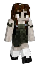 white and tea Minecraft skin — Slim model — first worn by NiniLoulou