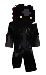 cod gray and black Minecraft skin — Slim model — first worn by Warsho