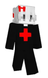 woodsmoke and cod gray Minecraft skin — Slim model