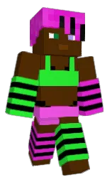 indian tan and black Minecraft skin — Classic model — first worn by redpikmin5