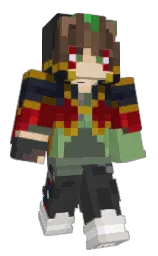 mine shaft and tobacco brown Minecraft skin — Slim model — first worn by Mablehiko