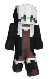 shark and woodsmoke Minecraft skin — Slim model — first worn by acciowaffle