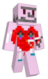 chantilly and black Minecraft skin — Classic model
