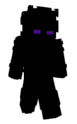 black and black russian Minecraft skin — Slim model — first worn by uekecineb