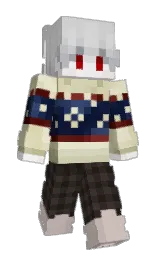 cocoa brown and cold turkey Minecraft skin — Slim model — first worn by Galaxes