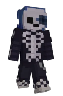 Front of theBlueberryBug's skin