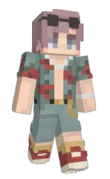 PykeX's Minecraft skin wearing the Pan cape