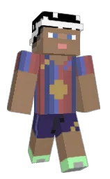toast and black Minecraft skin — Classic model — first worn by silvexxxx