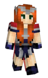 roof terracotta and vulcan Minecraft skin — Classic model