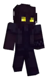 violet and revolver Minecraft skin — Classic model — first worn by O1ManyNames